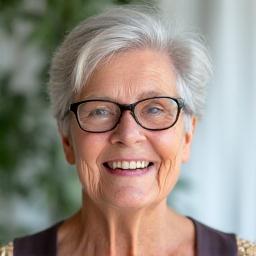 Portrait souriant de Martine D.